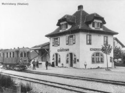 Meinisberg Bahnhof um 1910
